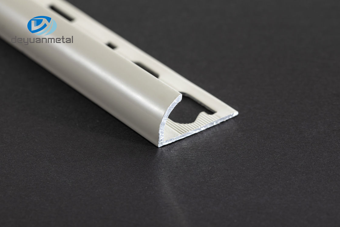 1.0mm Thickness 6063 Aluminum Corner Trim Powder Coating White For Wall Trimming