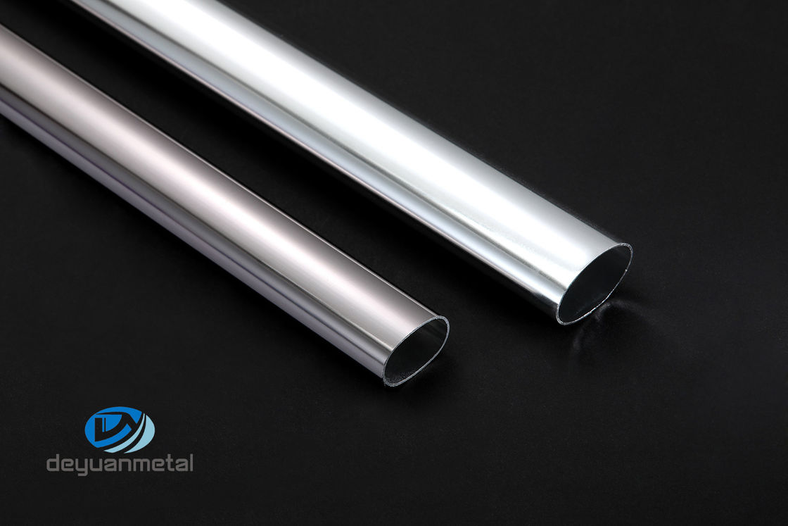 6061 Aluminum Pipe Tube 0.7mm Thickness Oval Shape ODM Avialable