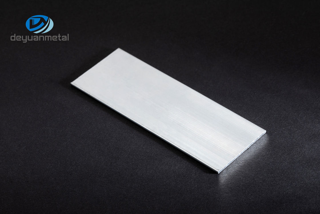 Polished Aluminium Flat Profile T5 Temper Antirust 6060 Material