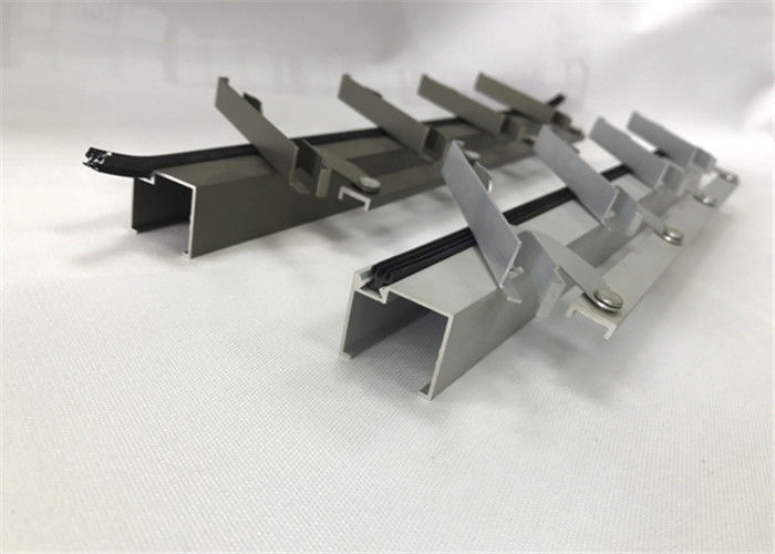 6000 Series Cnc Machined Aluminum Parts , Aluminum Window Louvers WIth Punching