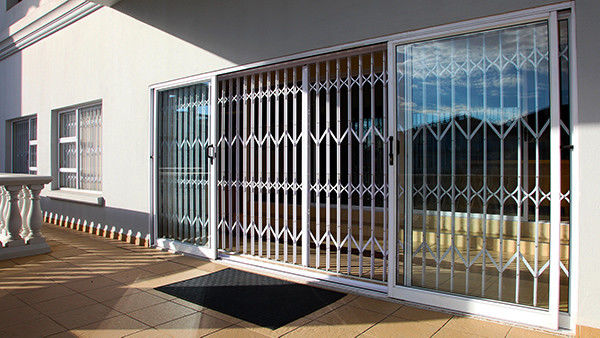 0.8 - 2.0mm Thickness High Security Doors And Windows With Extrusion Profile White Color