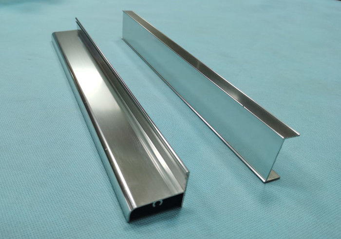 Silver Polishing T5 Alloy Aluminum Shower Room Profiles