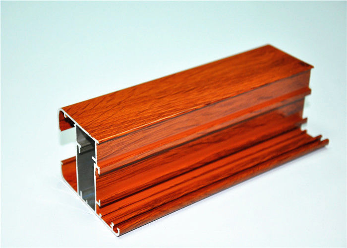 Mill Finished Wood Grain Aluminum Extrusion Profiles