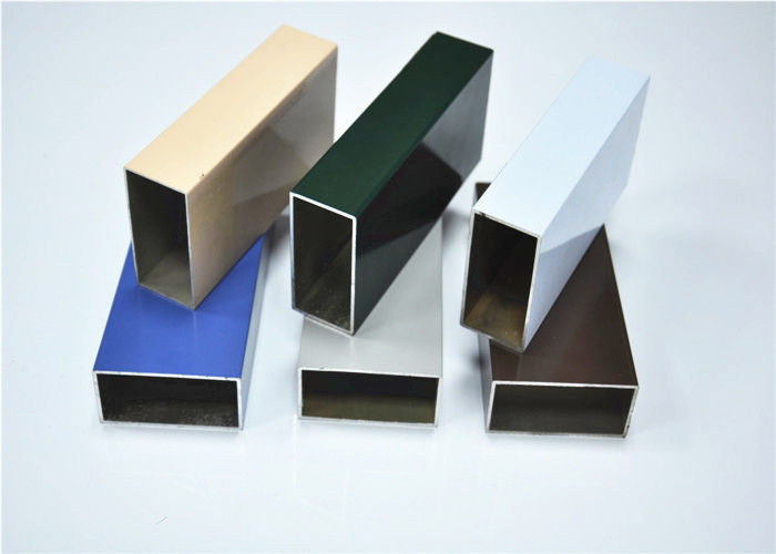 6063 T5 T6 Powder Coating Aluminium Door Frame Profiles