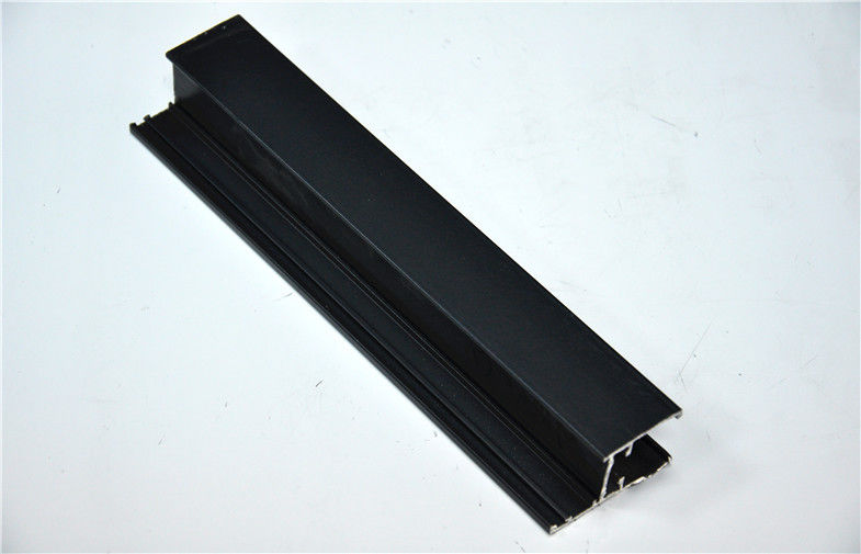 Black Powder Coating Aluminum Frame Aluminium Profile For Windows China Black Powder Coating Aluminum Frame Aluminium Profile For Windows And Doors Supplier