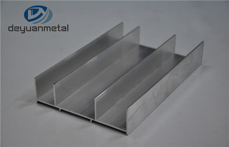 Chemical / Mechanical Mill Finish Aluminium Extrusion Profile For Living Room