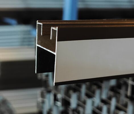 South Africa Aluminium Patio Window Extrusion Profiles Powder Coating 6063